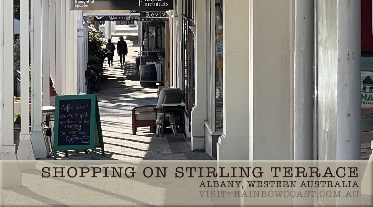 Shopping in Albany Western Australia